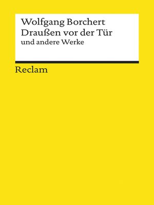 cover image of "Draußen vor der Tür" und andere Werke